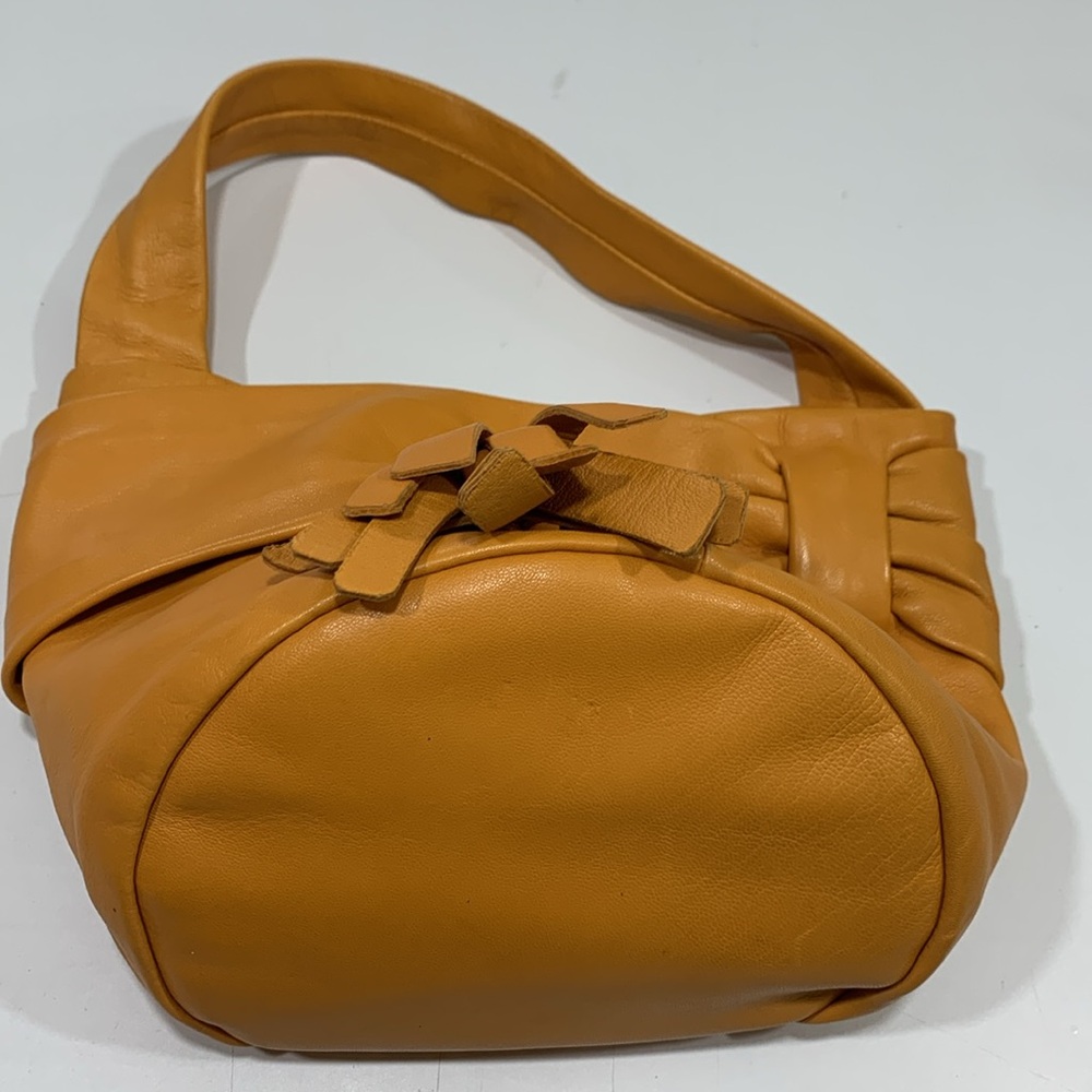 Andrea Mabiani orange tote purse - Picture 10 of 11